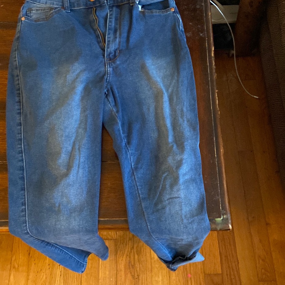 Size 13 light blue stretchy jeans